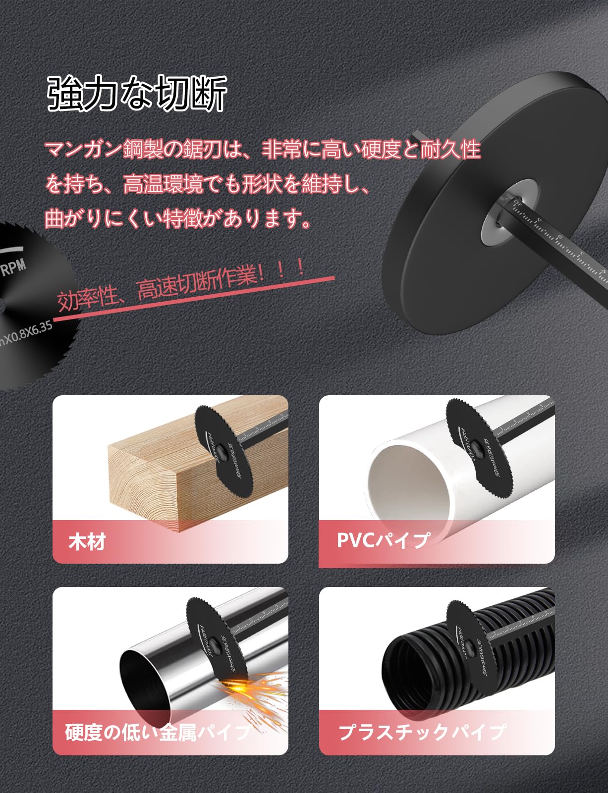 Amazon.co.jp: キョドド屋 パイプカッター 内側パイプ切断シート 10cm